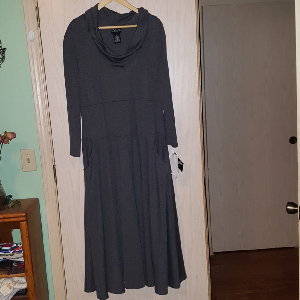 K Studio Collection cowl neck dress size 18